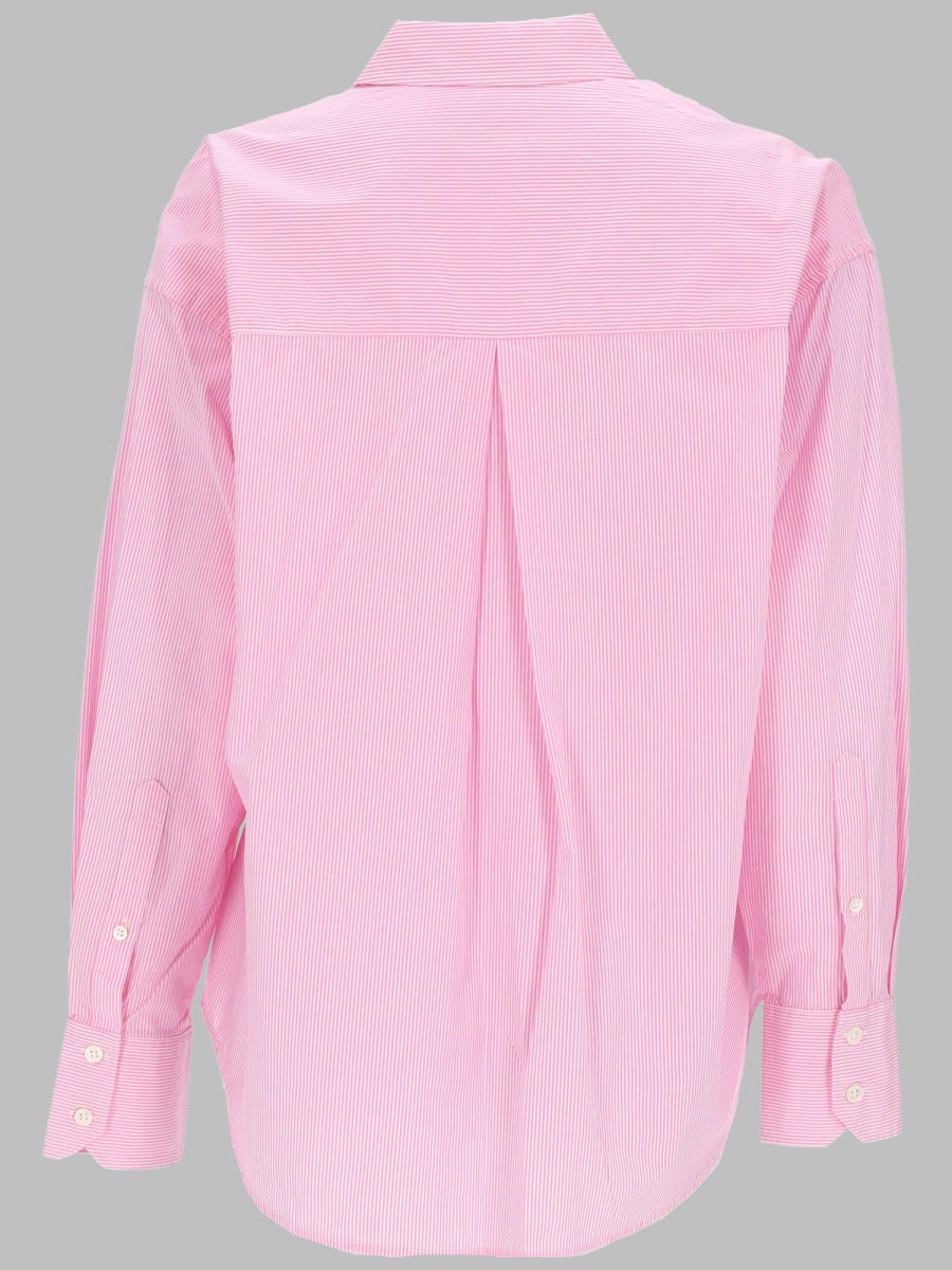 Mc2 Saint Barth Camicia A Righe Con Ricamo