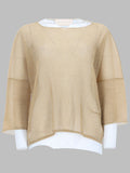 Circus Hotel Lurex Ribbed Top