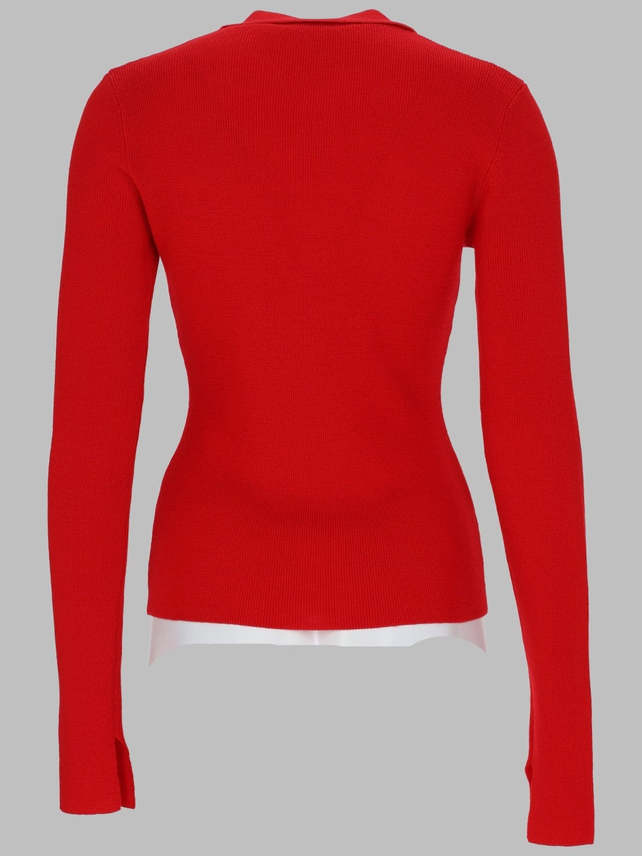 Ganni Polo In Maglia Di Lana