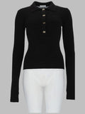 Ganni Polo In Maglia Di Lana
