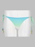Casablanca Slip Bikini Gradient Con Perline
