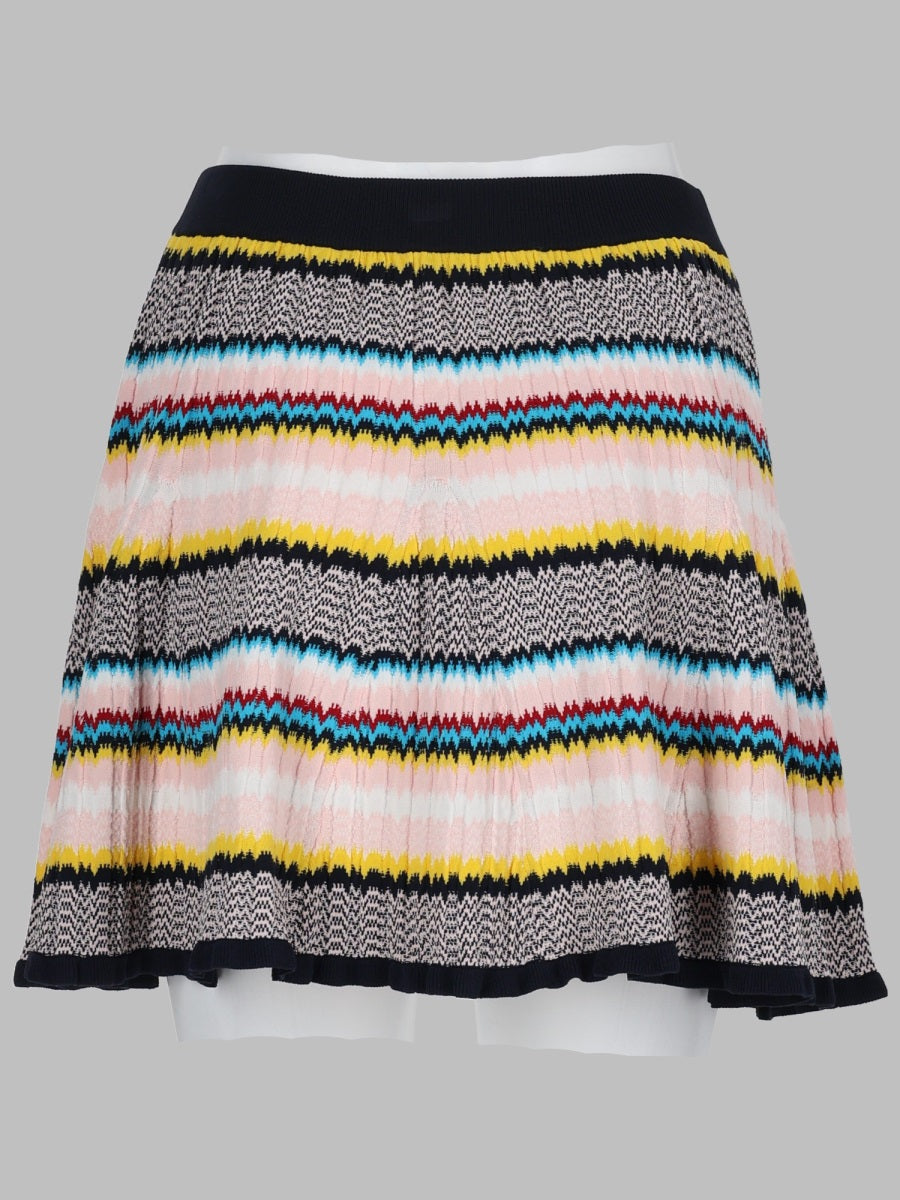 Casablanca Minigonna In Maglia Chevron