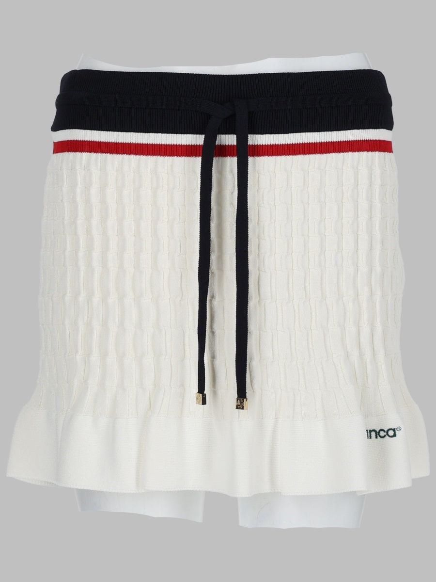 Casablanca Minigonna Da Tennis In Maglia