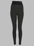 Casablanca Leggings Monogram Senza Cuciture