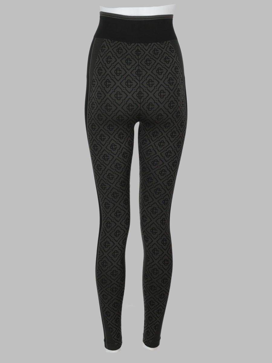 Casablanca Leggings Monogram Senza Cuciture