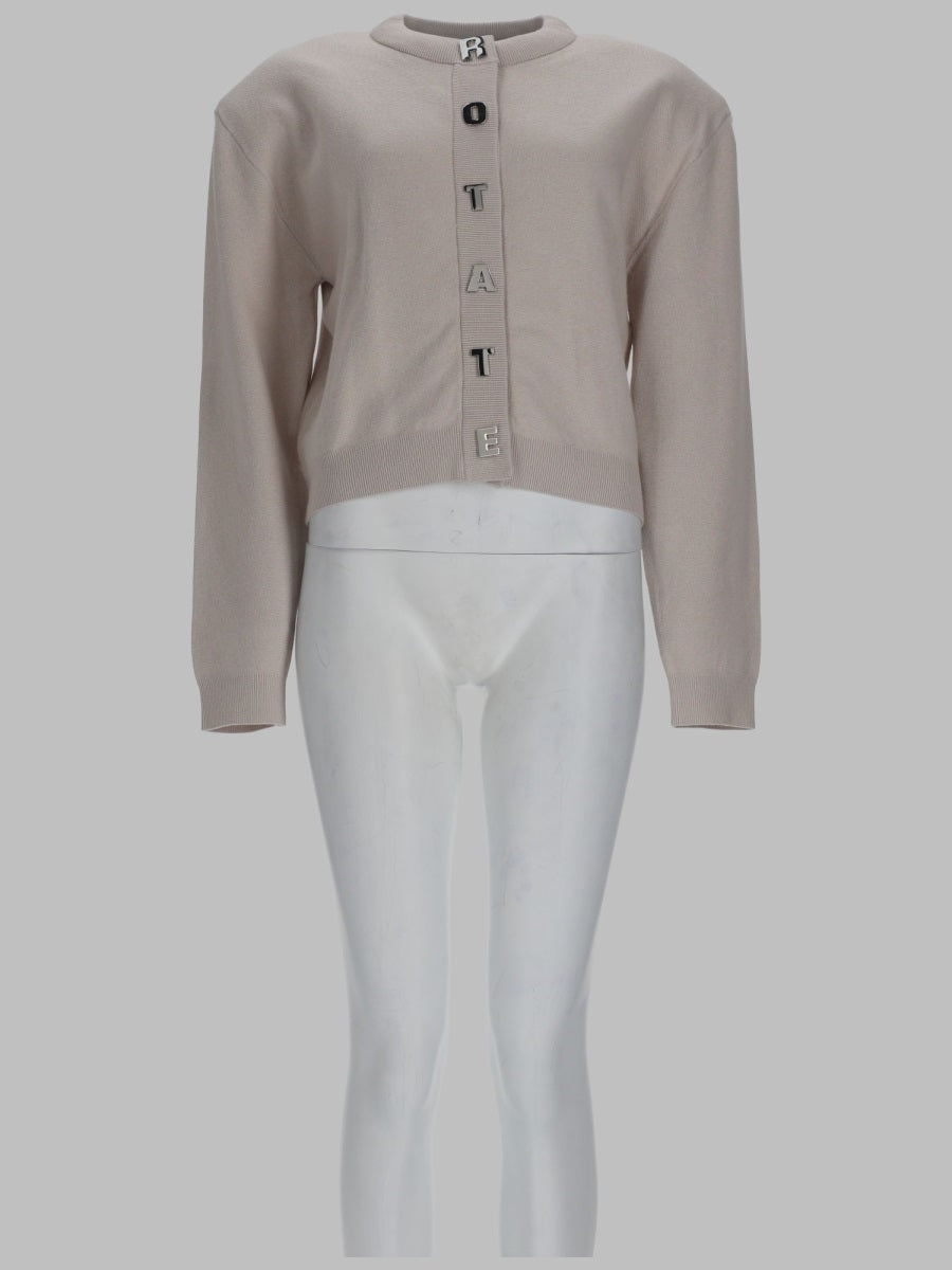 Rotate Cardigan Con Logo