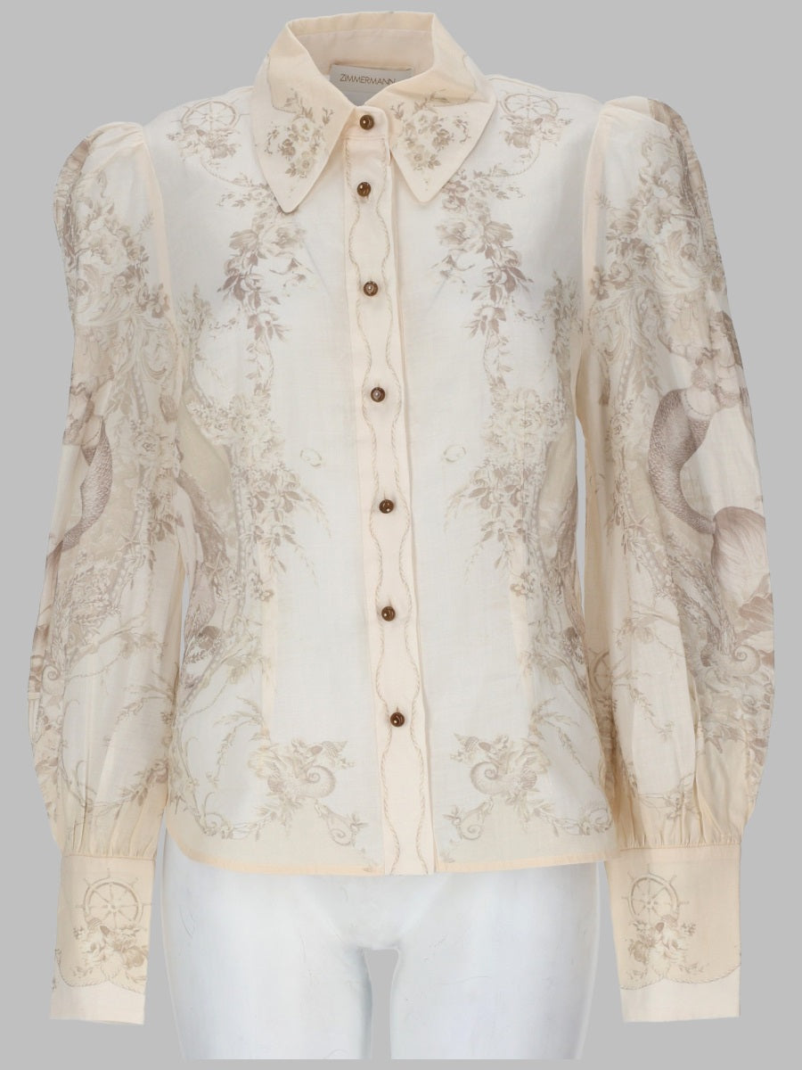 Zimmermann Camicia Con Stampa