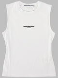 Alexander Wang Tank Top In Cotone Stretch