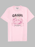 Ganni T Shirt Con Stampa