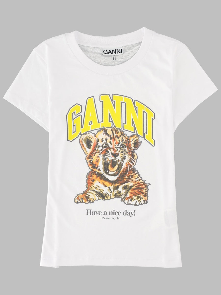 Ganni T Shirt "Tiger"