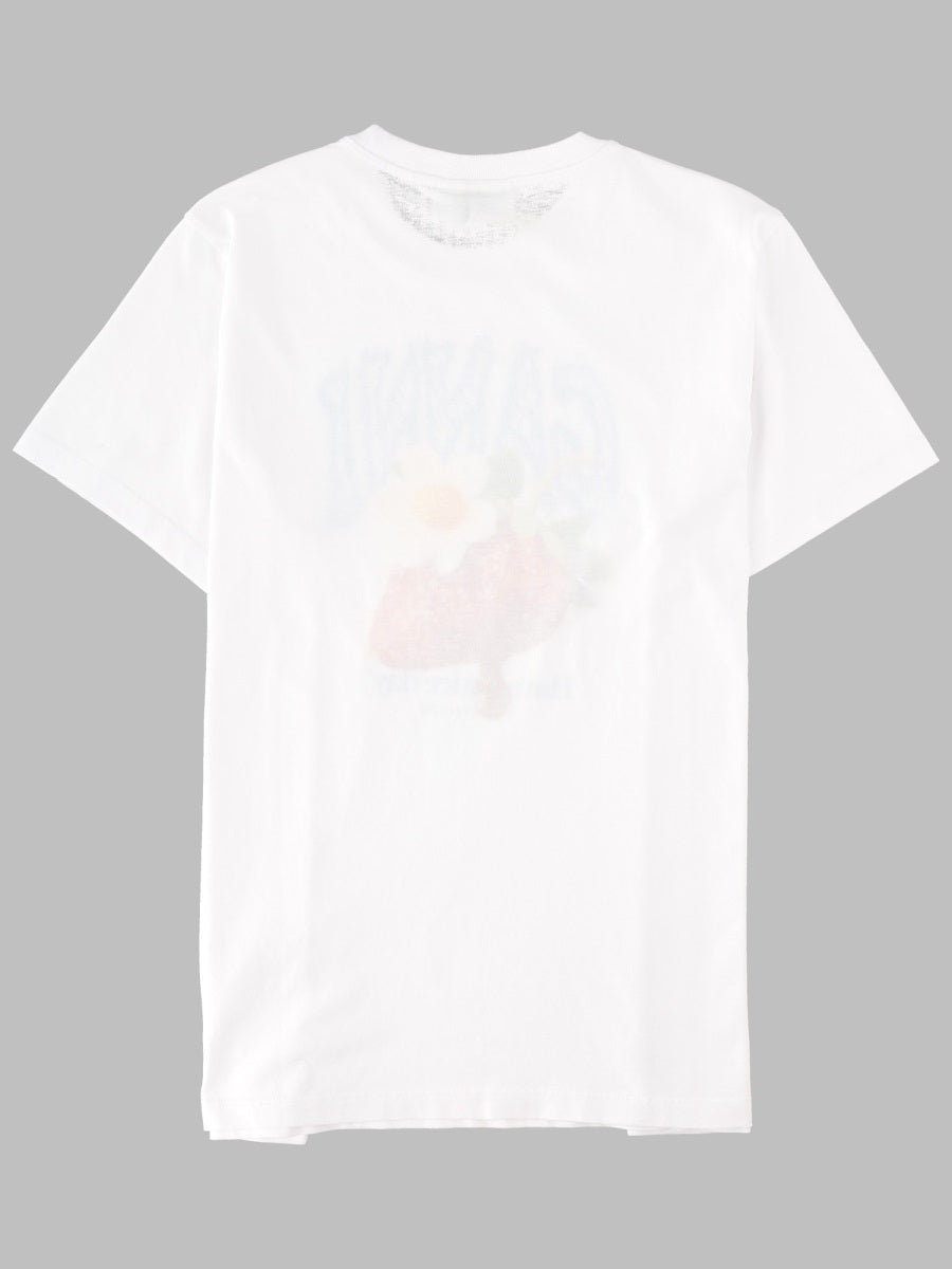 Ganni T Shirt Con Stampa Fragola