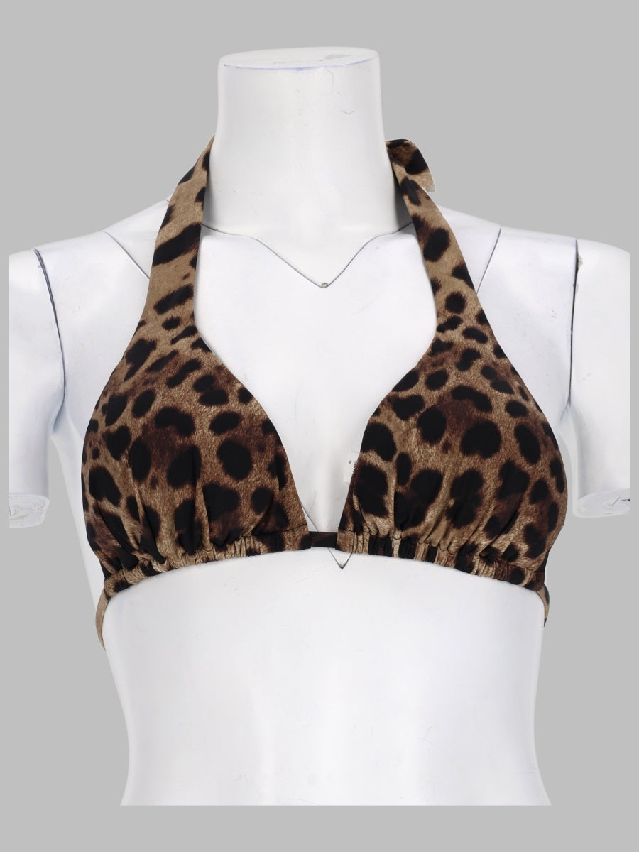 Dolce & Gabbana Top Bikini Triangolo Imbottito