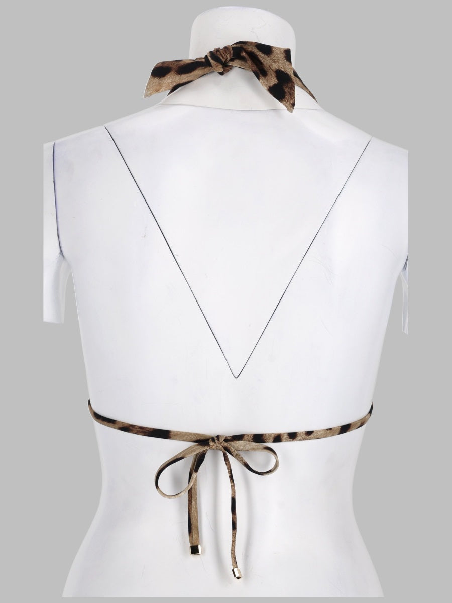 Dolce & Gabbana Top Bikini Triangolo Imbottito