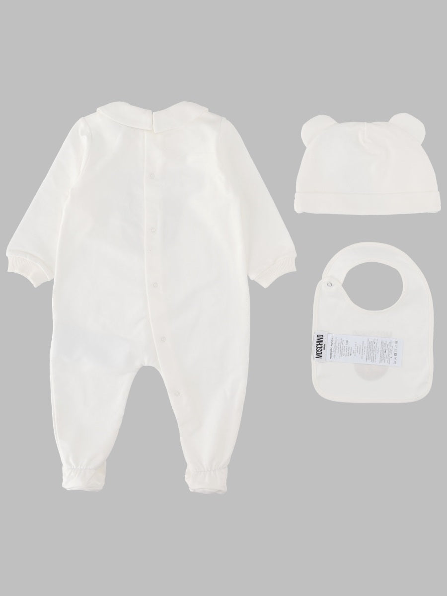 Moschino Babygrow Bib+Hat
Giftset (C.O)