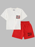 Moschino Maxi T Shirt Andshorts Set