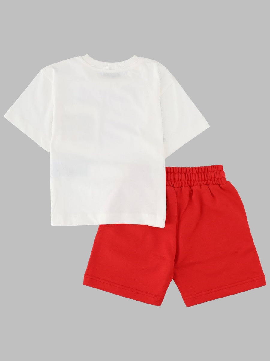 Moschino Maxi T Shirt Andshorts Set