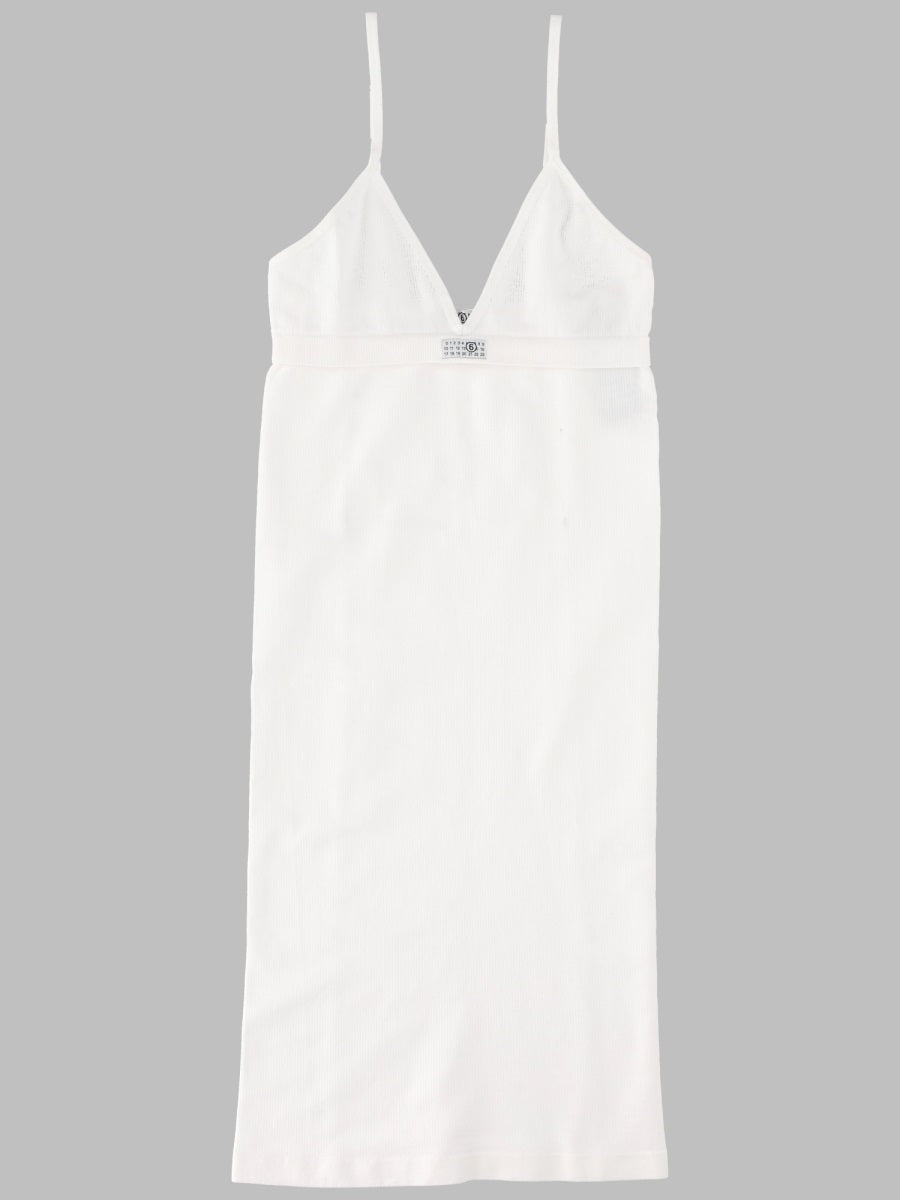 Mm6 Maison Margiela Abito Sottoveste Senza Cuciture