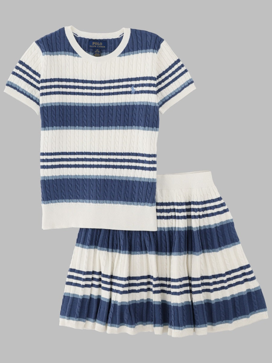 Polo Ralph Lauren Sweater Skirt Set Outfit Set