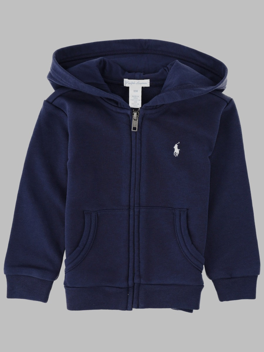 Polo Ralph Lauren Ls Fz Hood Knit Shirts Sweatshirt