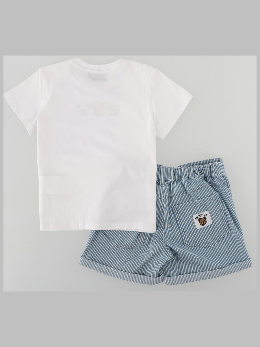 Moschino T Shirt And Shorts Set