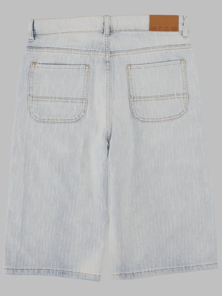 Msgm Denim Shorts Unisex