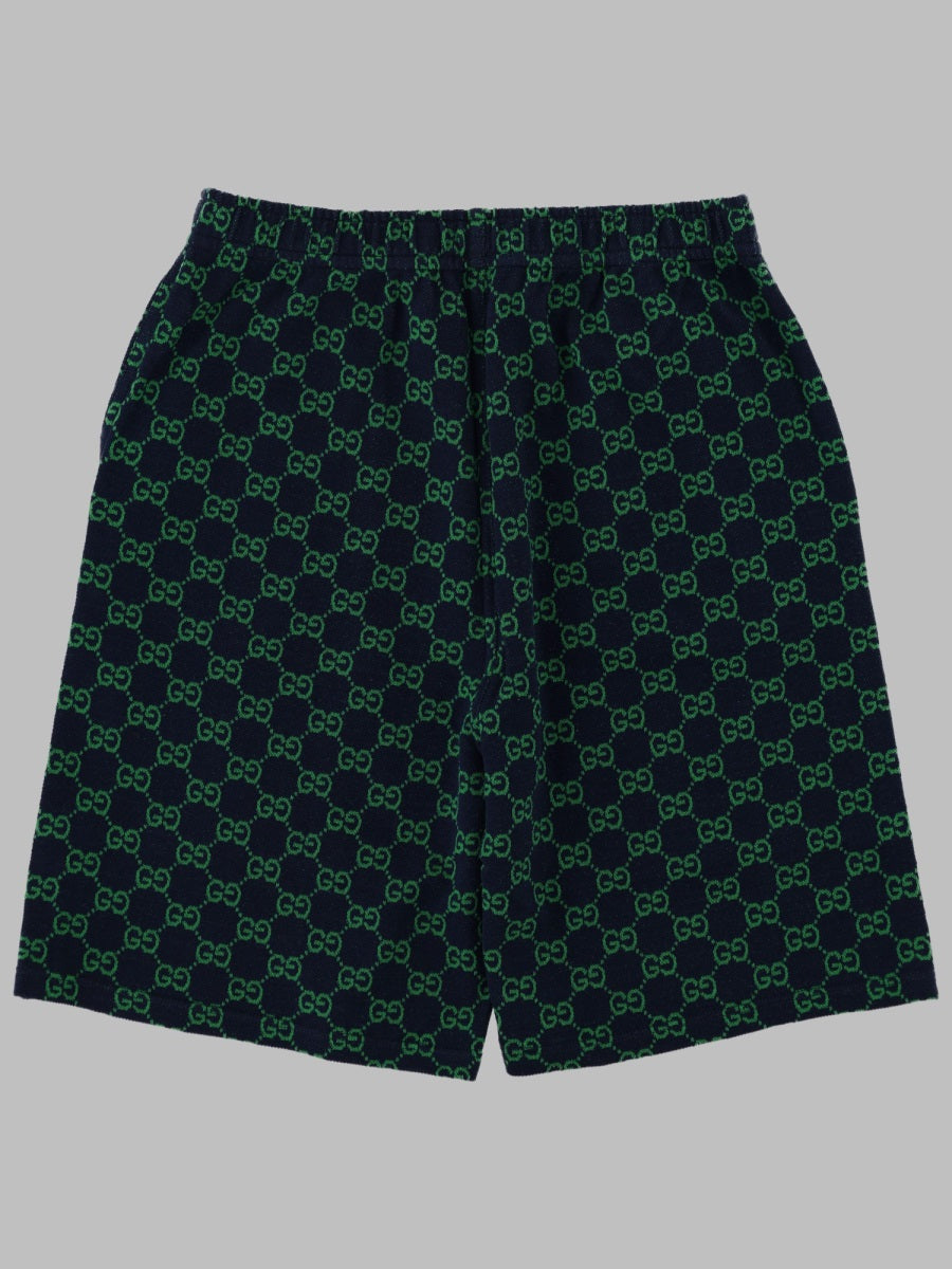Gucci J Shorts Gg
Cotton Piquet/
Navy/Green