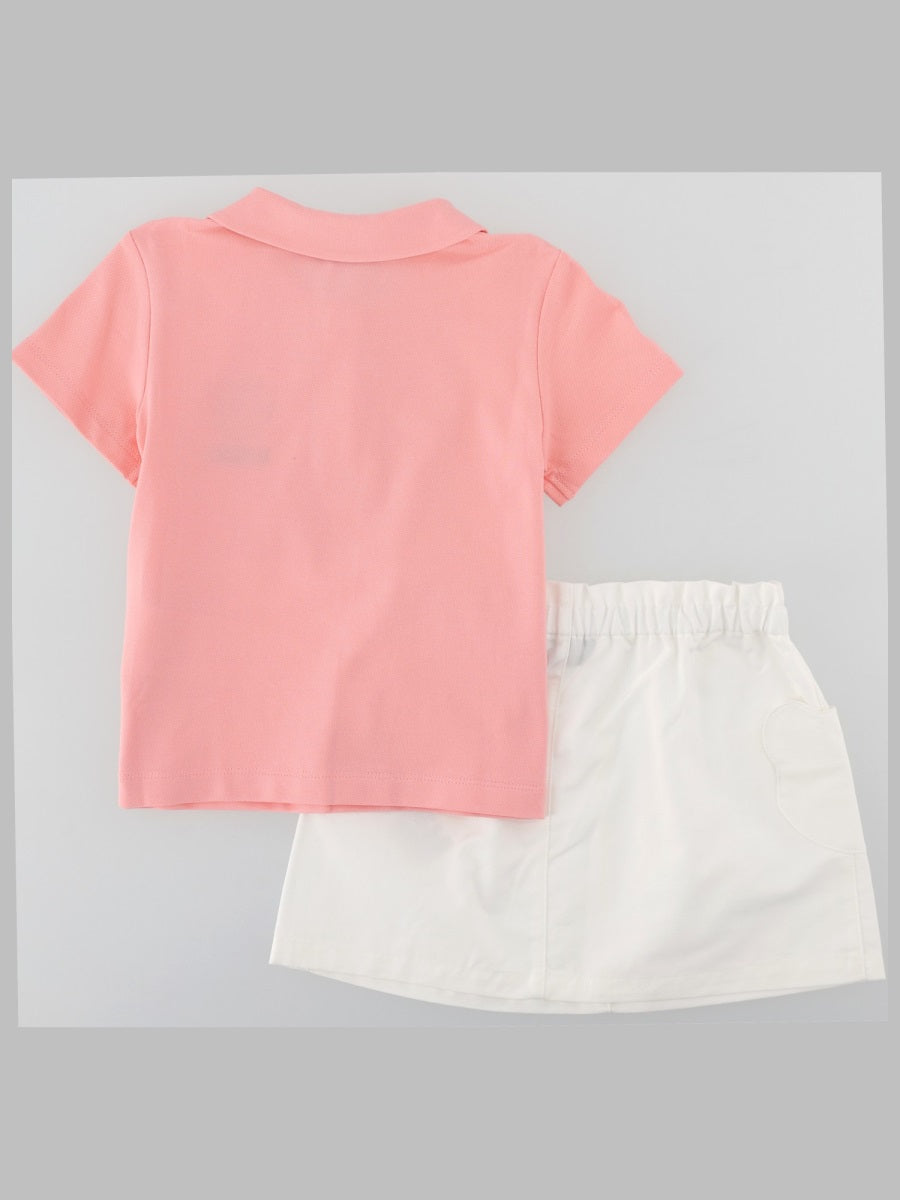 Moschino Polo Shirt And
Skirt Set
