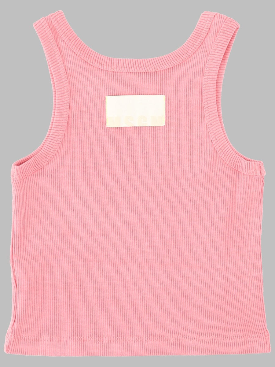 Msgm Ribbon Tank Top Girl