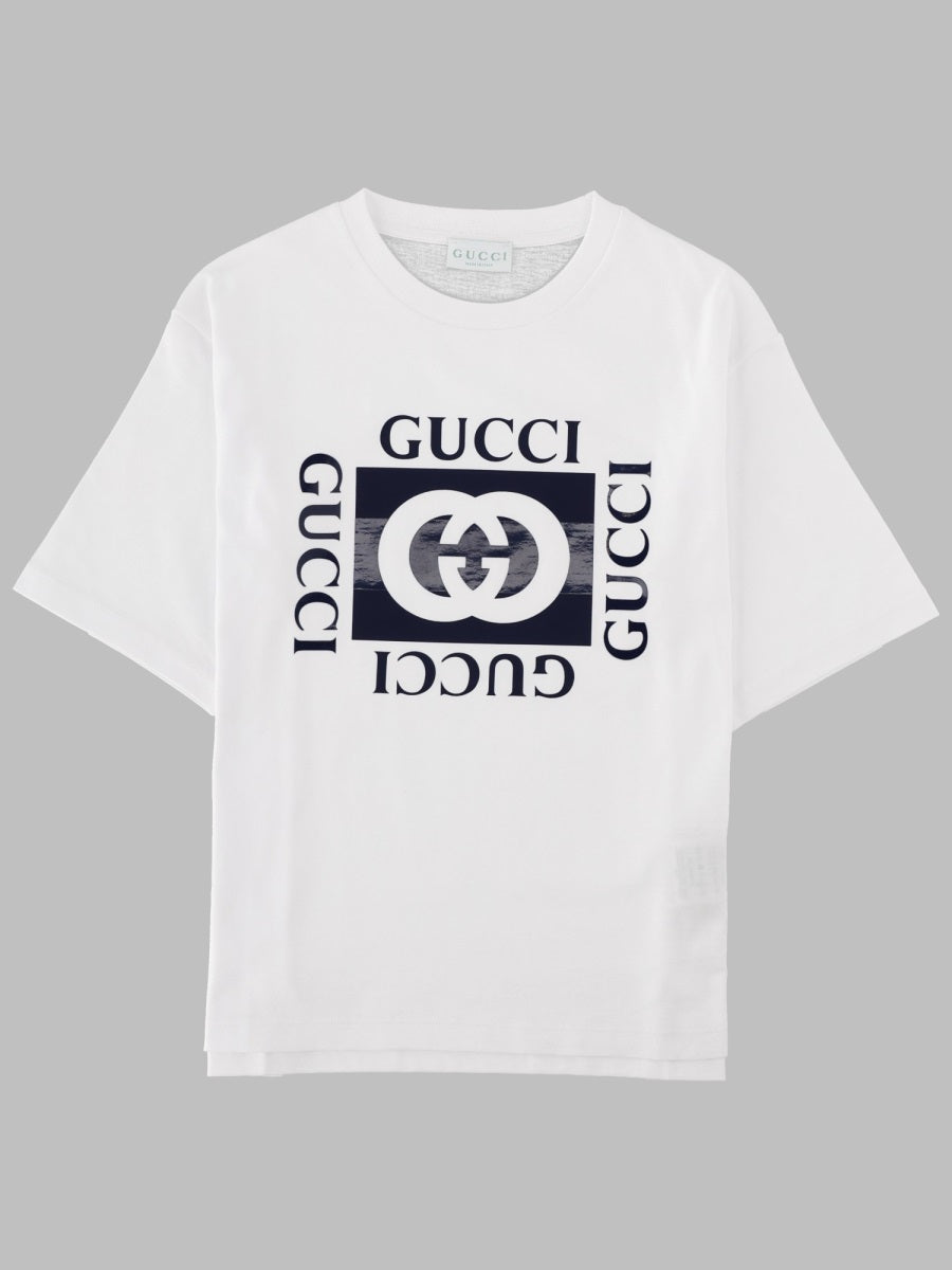 Gucci J S/S T Shirt
Medium Ctn Jers/
Opt White/Red/
Mc
