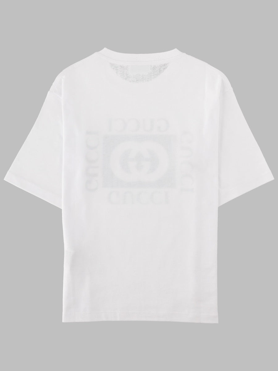 Gucci J S/S T Shirt
Medium Ctn Jers/
Opt White/Red/
Mc