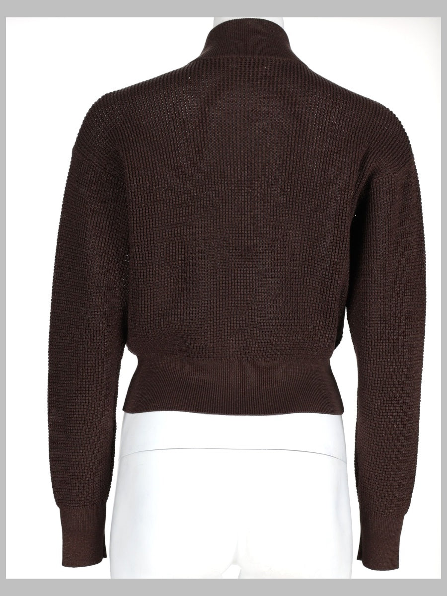 Brunello Cucinelli Cardigan "Sparkling Net" In Cotone
