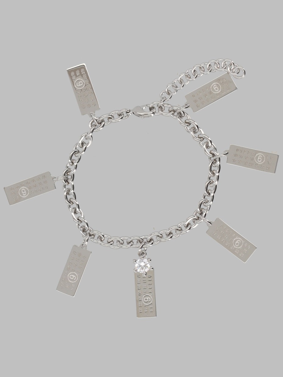 Mm6 Maison Margiela Bracciale Con Charms Numeric