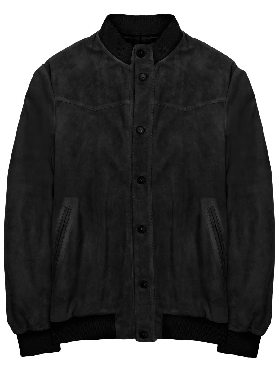 Low Brand Giacca Bomber In Suede