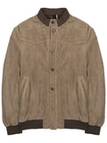 Low Brand Giacca Bomber In Suede