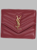 Saint Laurent Cassandre Matelassé Multi Fold Wallet