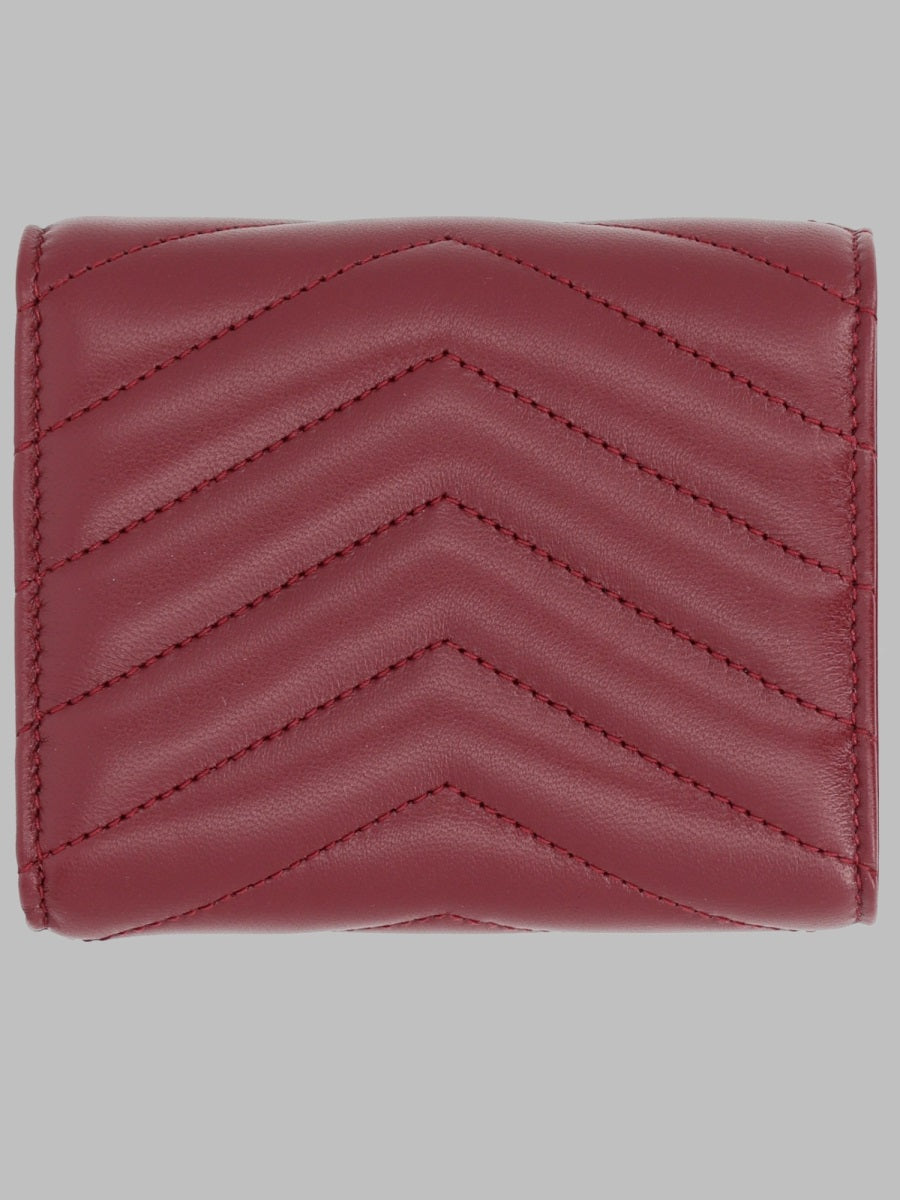 Saint Laurent Cassandre Matelassé Multi Fold Wallet