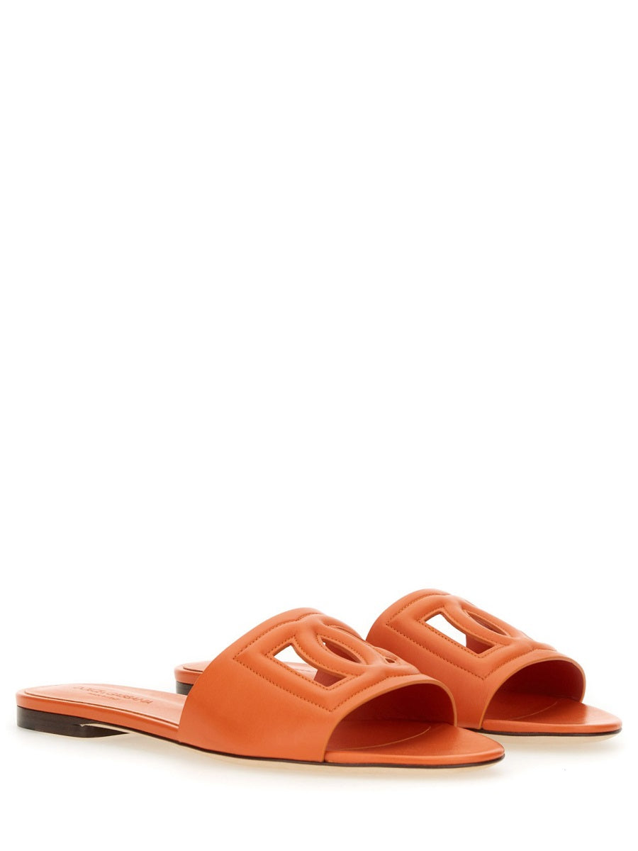 Dolce & Gabbana Sandalo Slide Con Logo