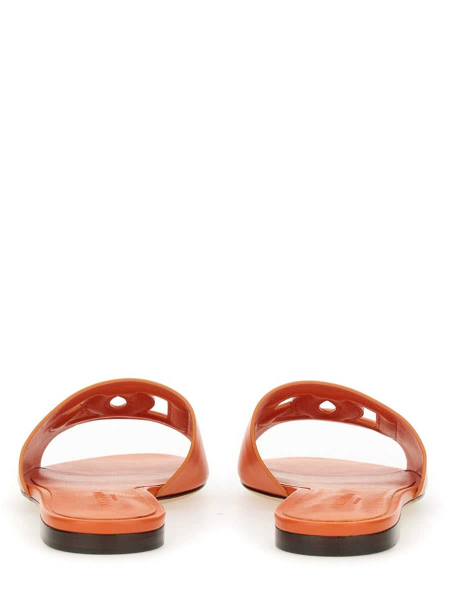 Dolce & Gabbana Sandalo Slide Con Logo