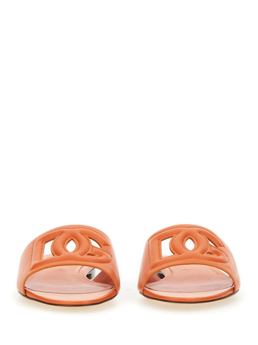 Dolce & Gabbana Sandalo Slide Con Logo
