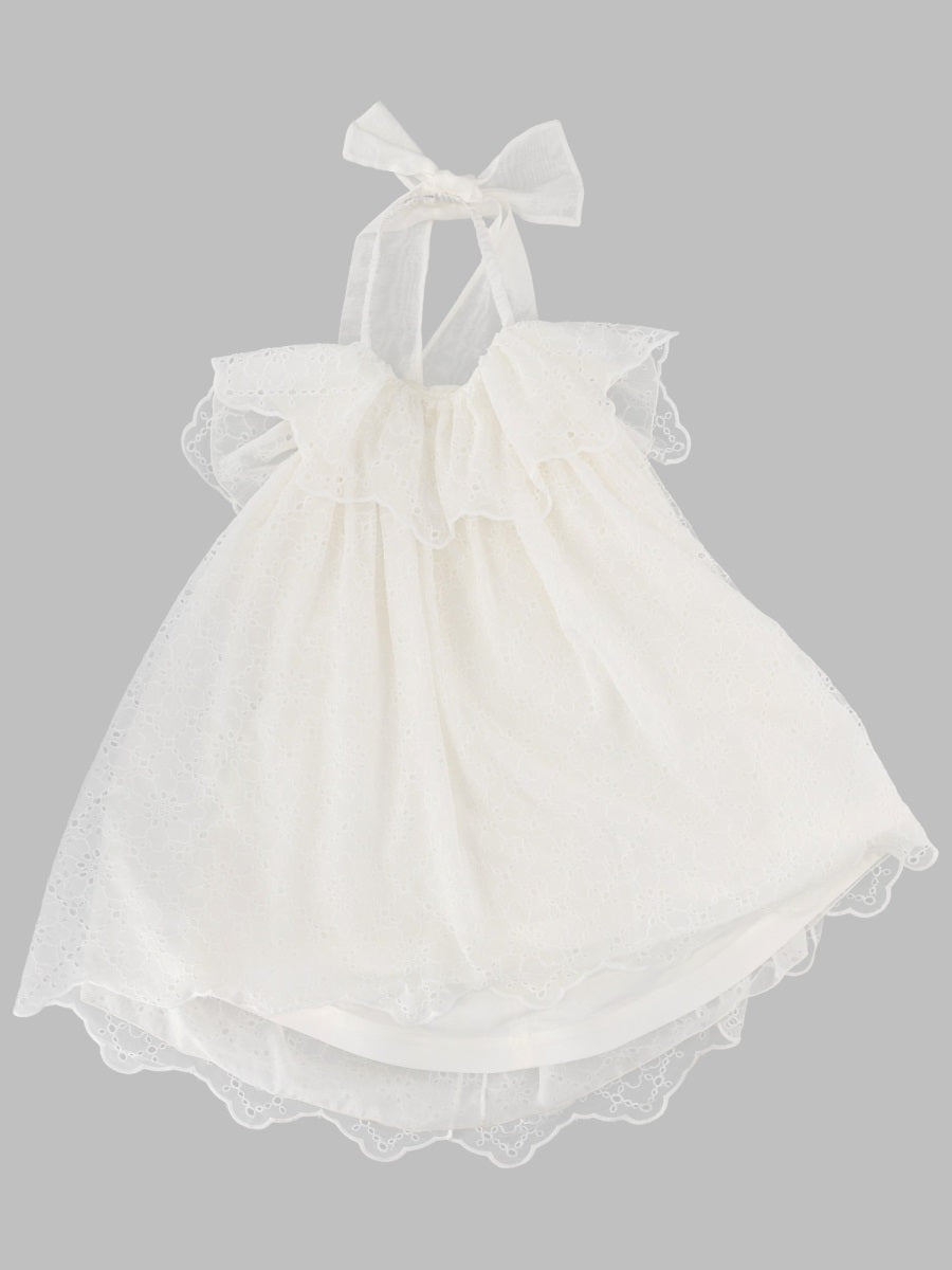 Mimisol Bow Embellished
Sangallo Dress