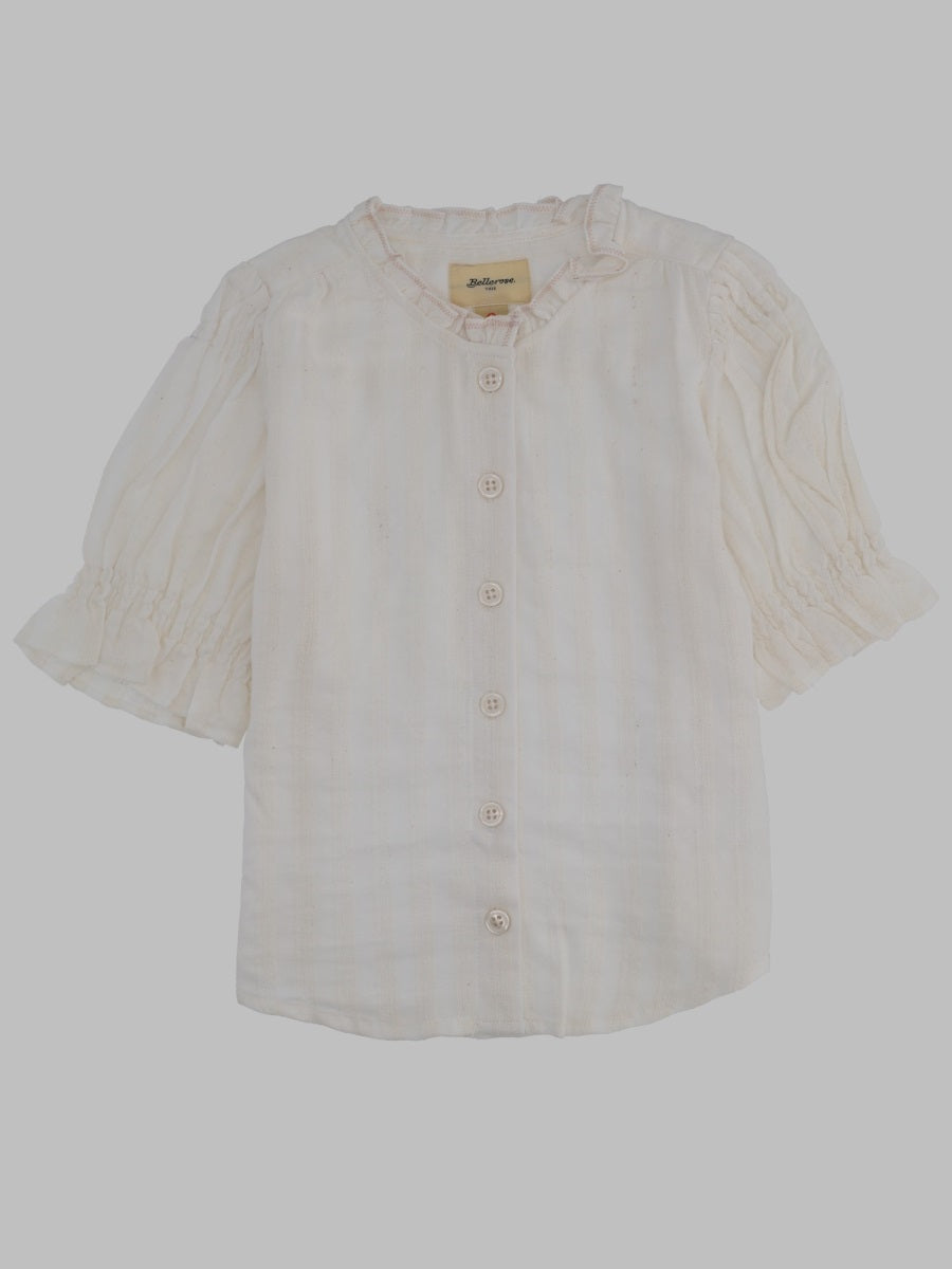 Bellerose Striped V Neck Shirt