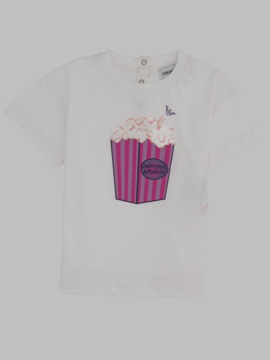 Emporio Armani Popcorn T Shirt