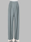 Chloé Pantalone A Sigaretta Sartoriale In Gabardine Di Lana