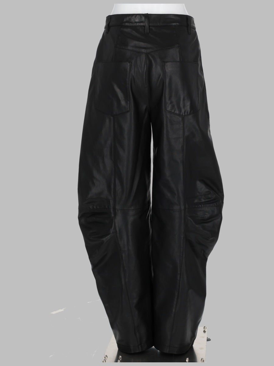 Rotate Pantalone Cargo In Pelle