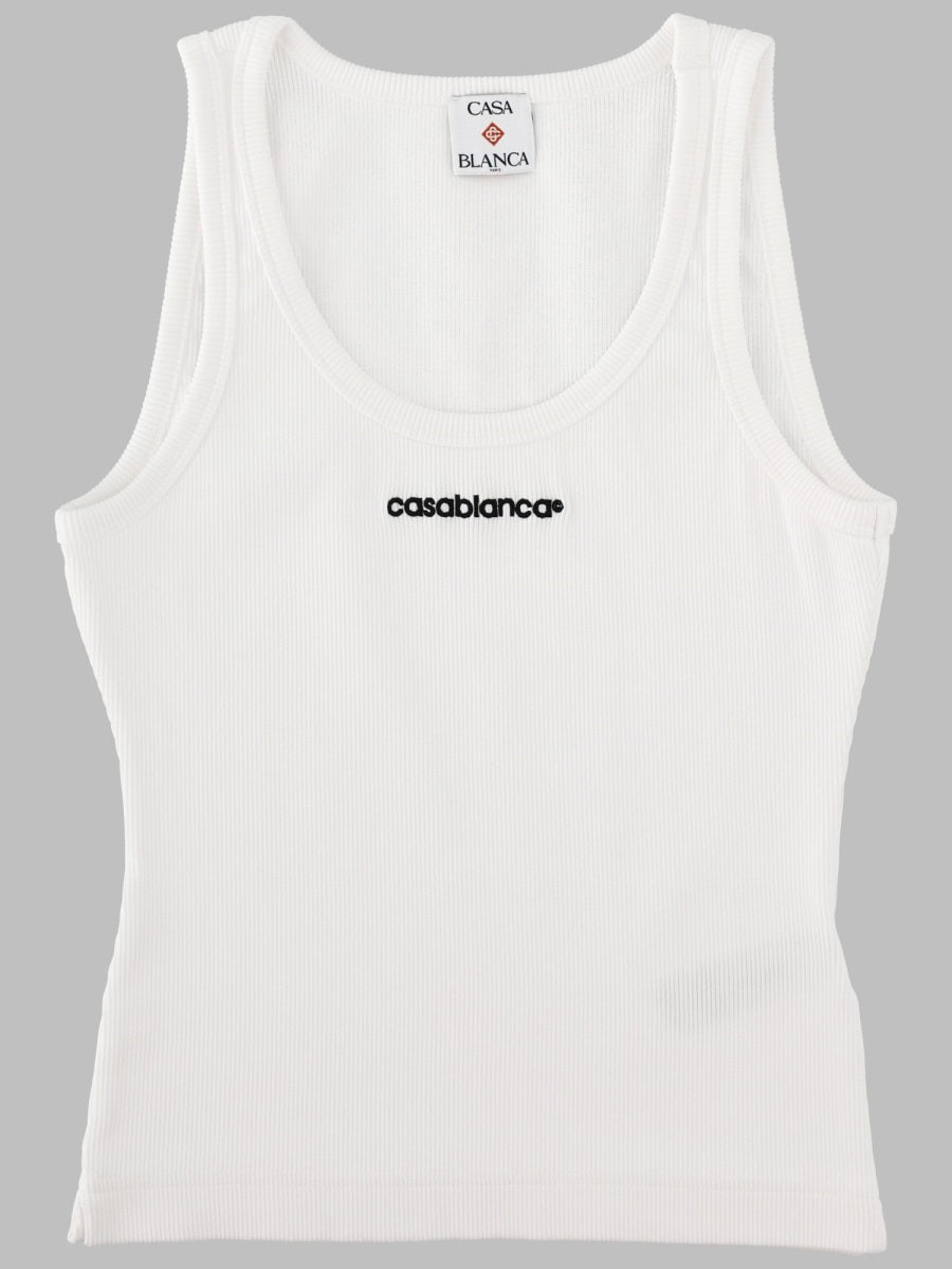 Casablanca Tank Top Con Logo