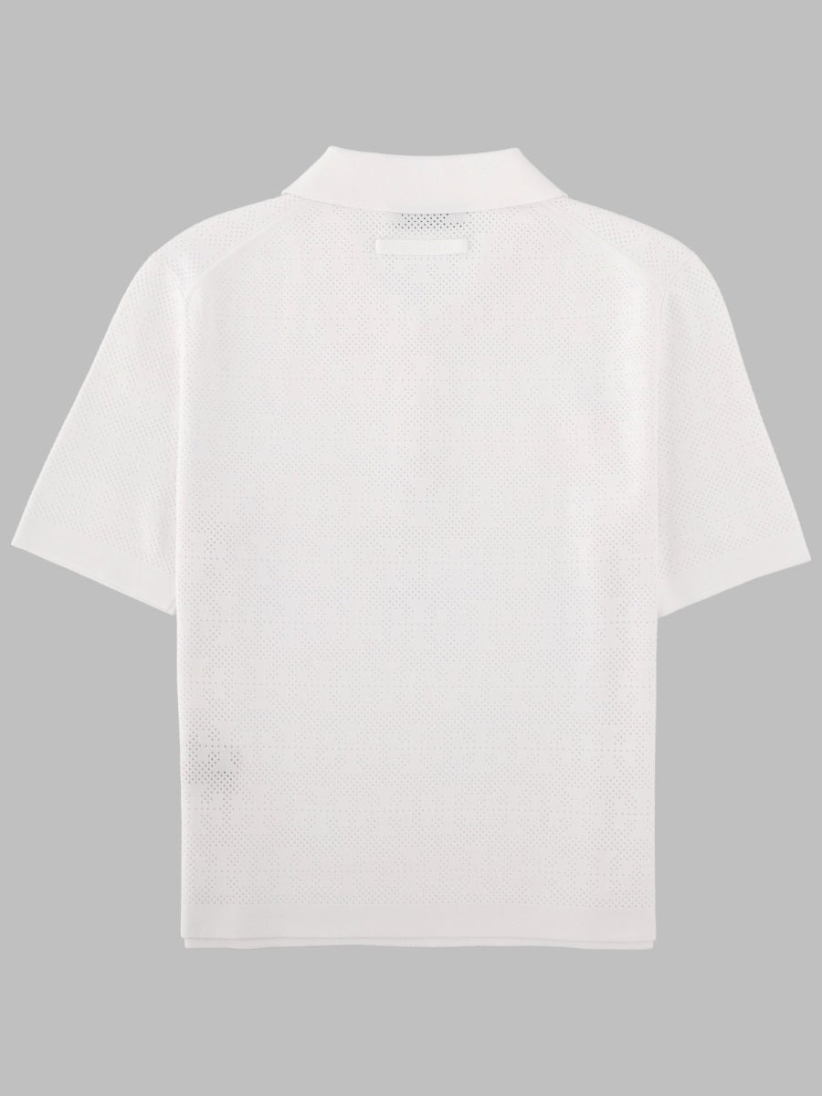 Tory Burch Polo In Viscosa Pointelle