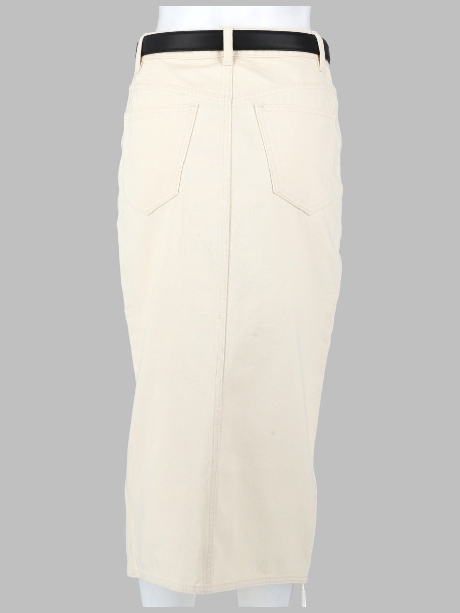 Self Portrait Denim Midi Skirt