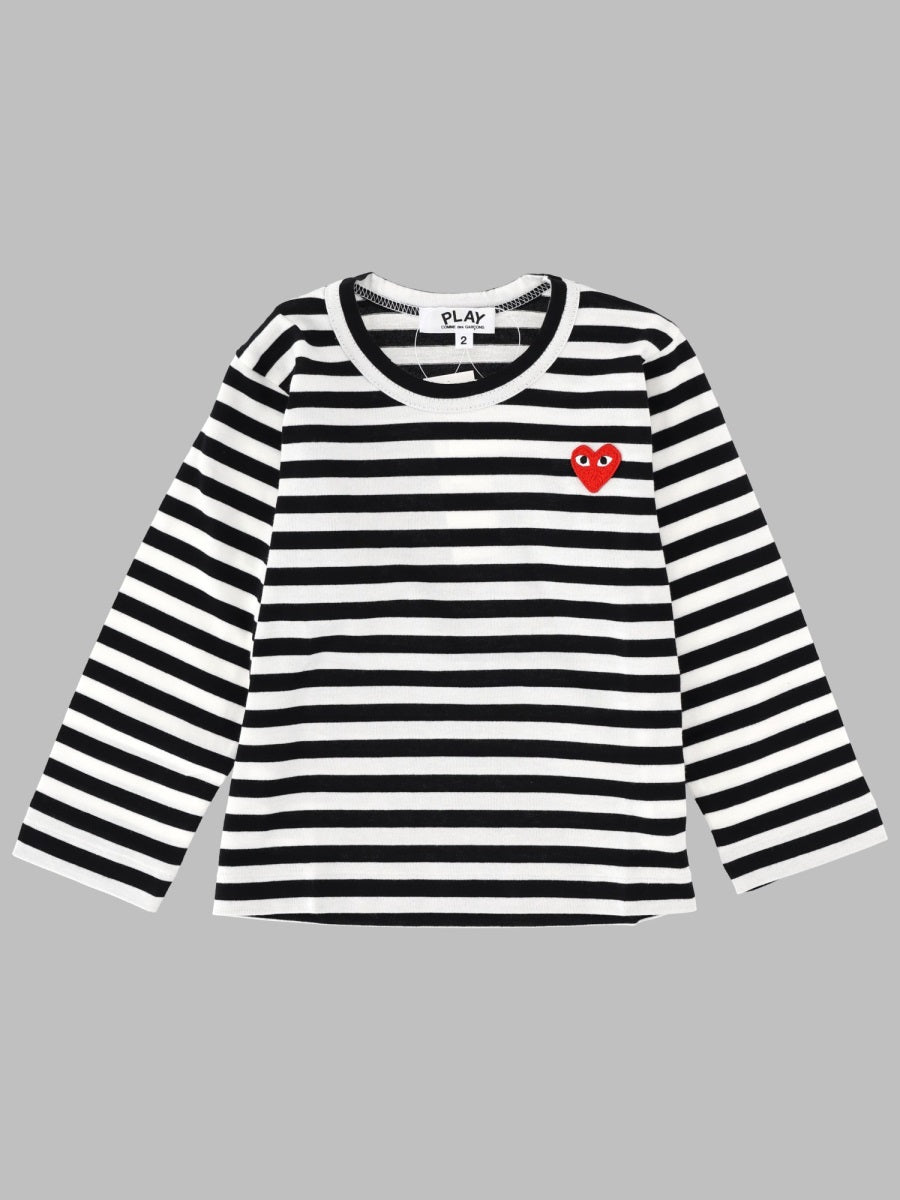 Comme Des Garcons Play Long Sleeve T Shirt
