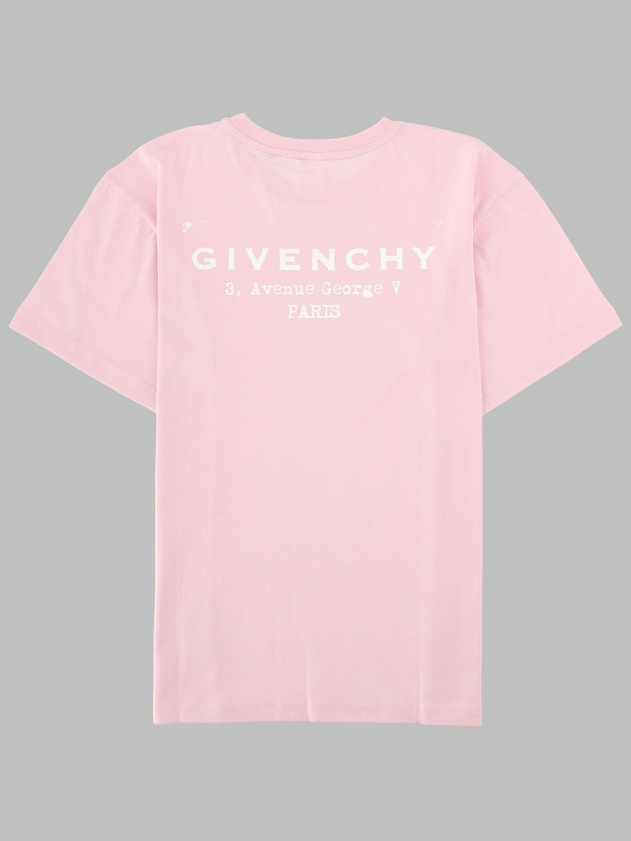 Givenchy T Shirt Con Stampa Sul Retro