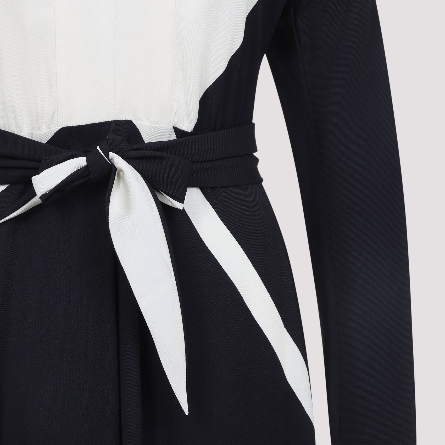 Alberta Ferretti Twill Printed Dress